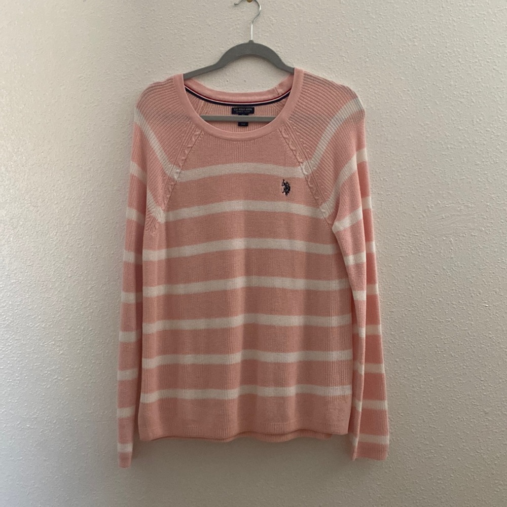 Pink Striped sweater!